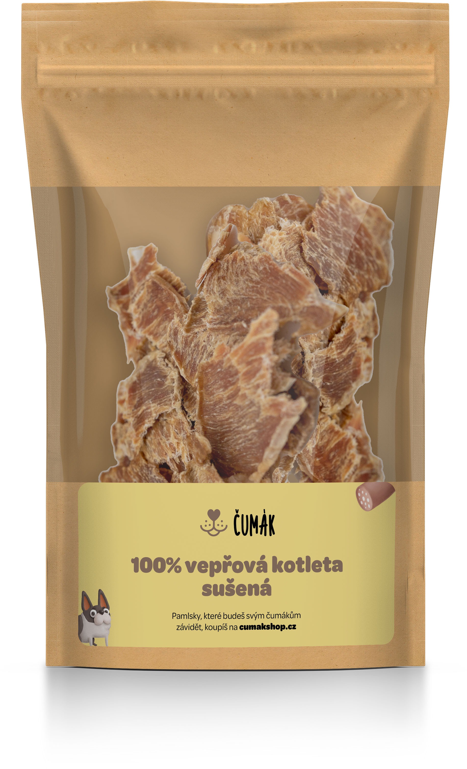 Čumák 100 % Bravčová kotleta sušená 50 g