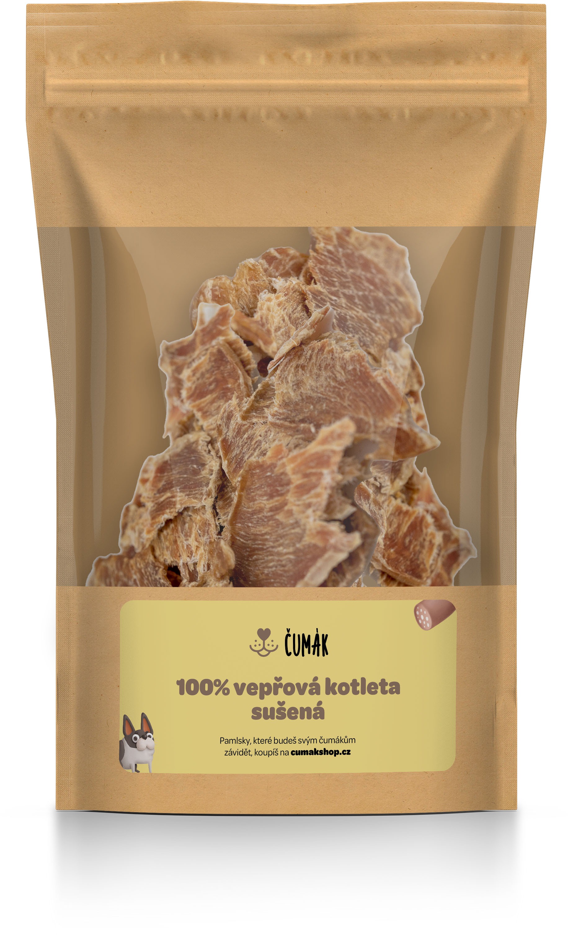 Čumák 100 % Bravčová kotleta sušená 100 g