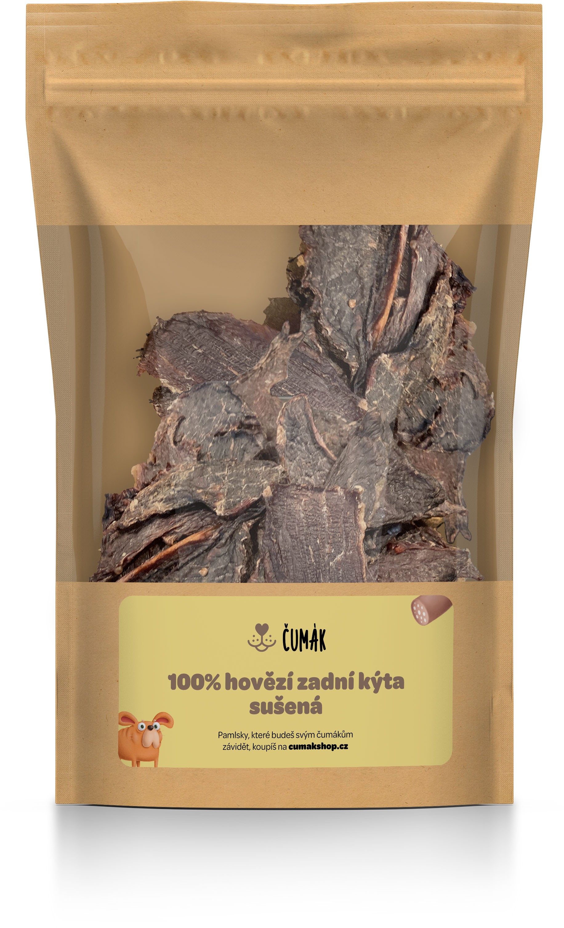 Čumák 100 % Hovädzie zadné stehno sušené 100 g