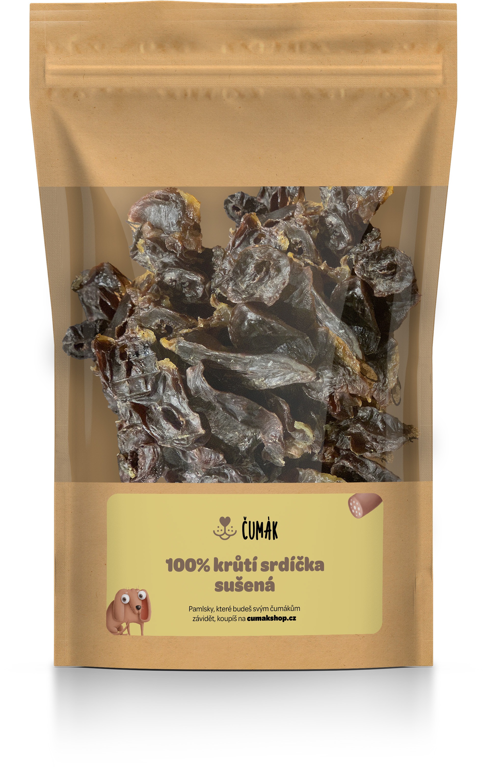 Čumák 100 % Morčacie srdiečka sušené 50 g