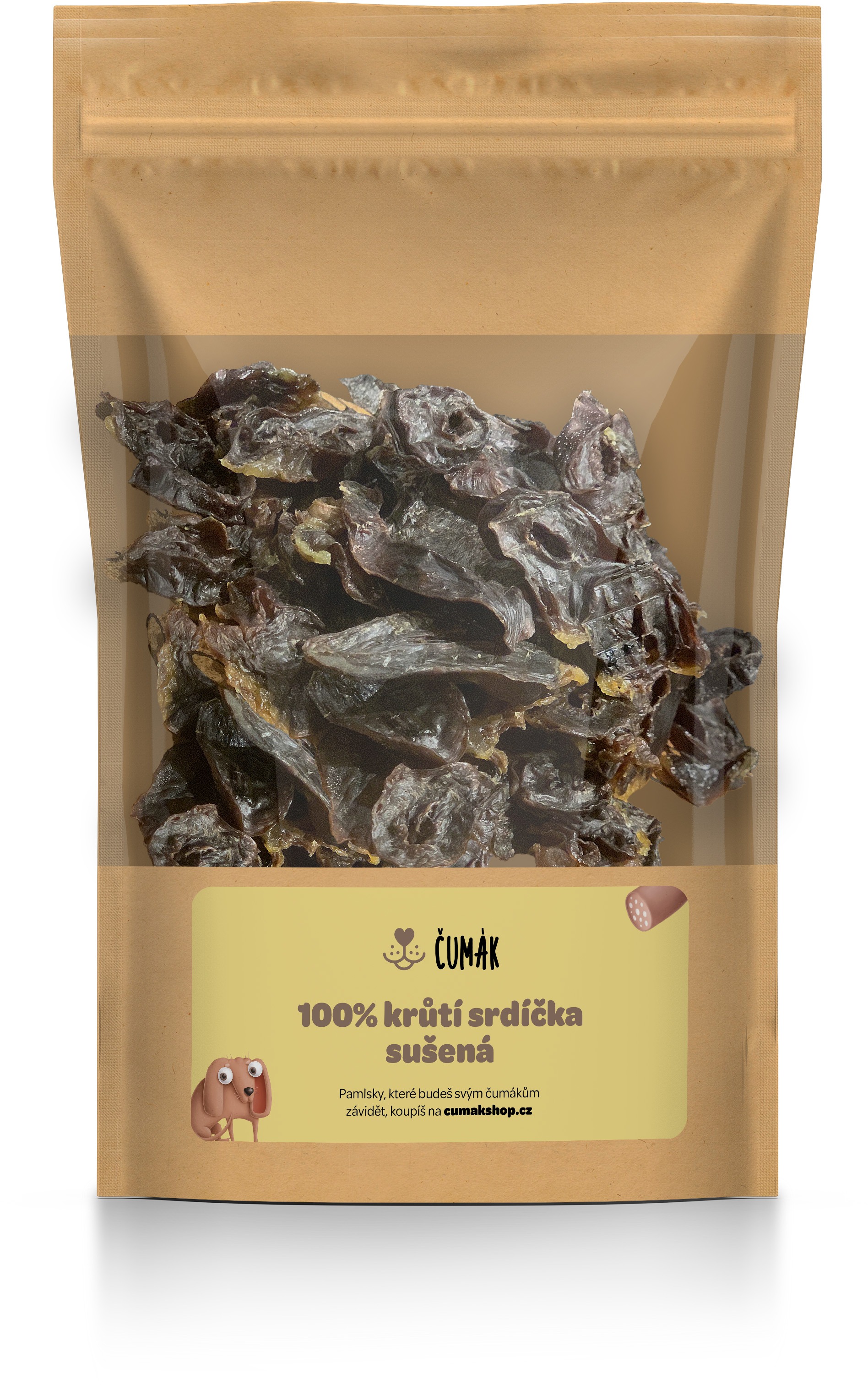 Čumák 100 % Morčacie srdiečka sušené 100 g