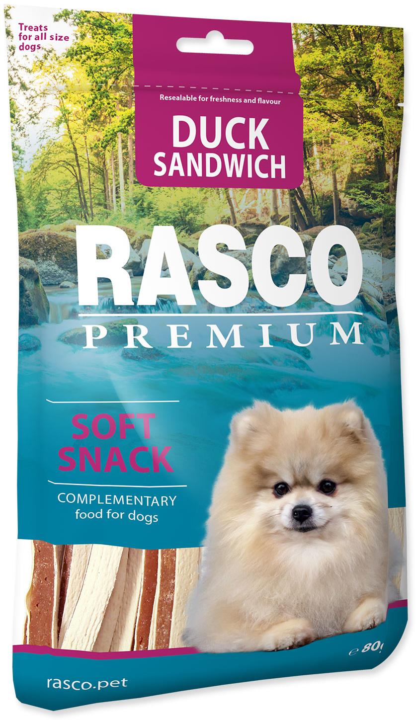 Rasco Premium Pochúťka kačací sendvič s treskou 80 g