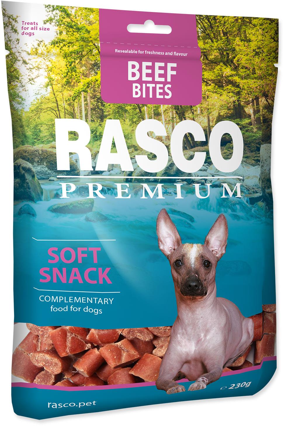 Rasco Premium Pochúťka hovädzie kúsky 230 g