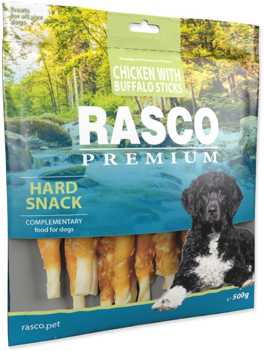 Rasco Premium Pochúťka byvolie tyčinky obalené kuracím 500 g