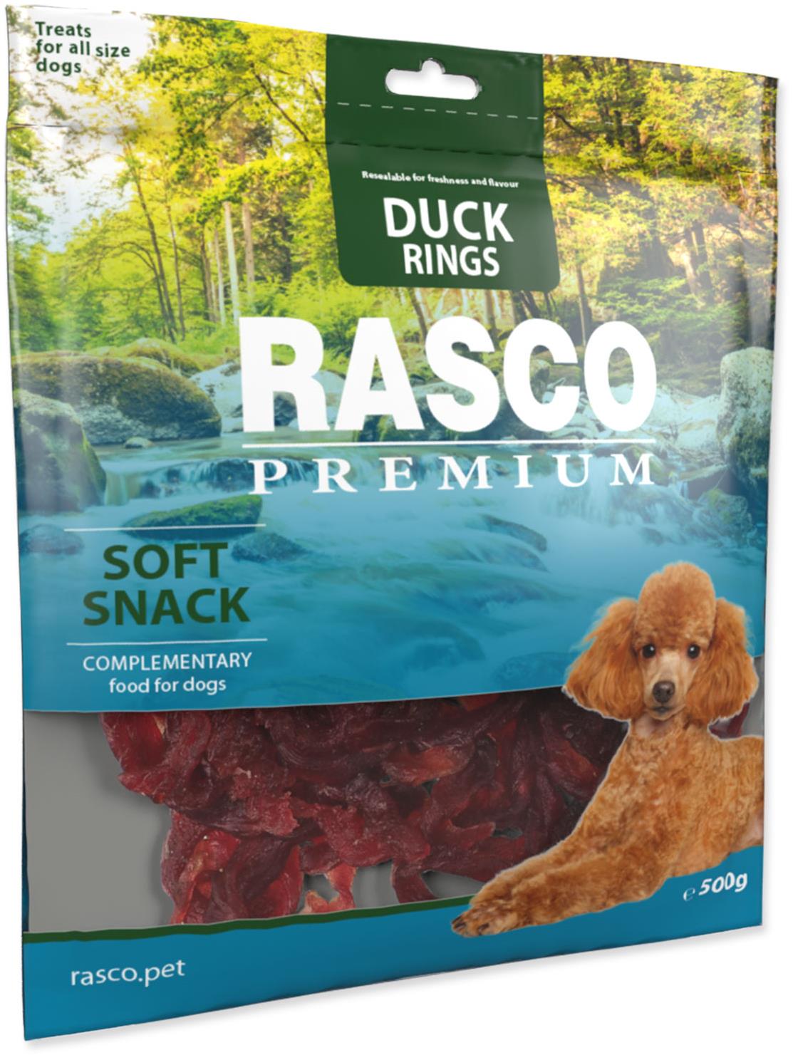Rasco Premium Pochúťka kačacie krúžky 500 g