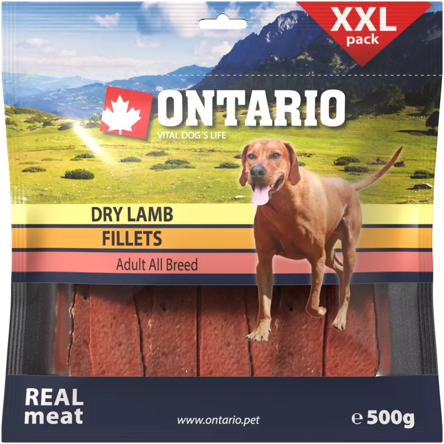Ontario sušené jahňacie plátky 500 g