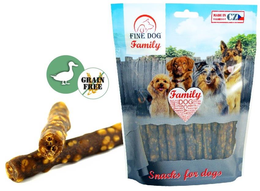 Fine Dog family funkčná mäsová tyčka kačacia 150 g