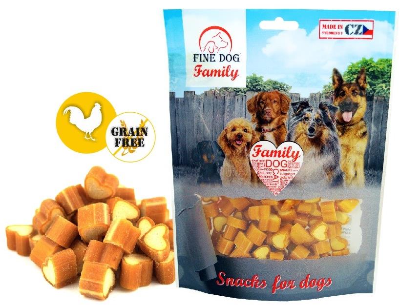 Fine Dog family kuracie srdiečka 200 g