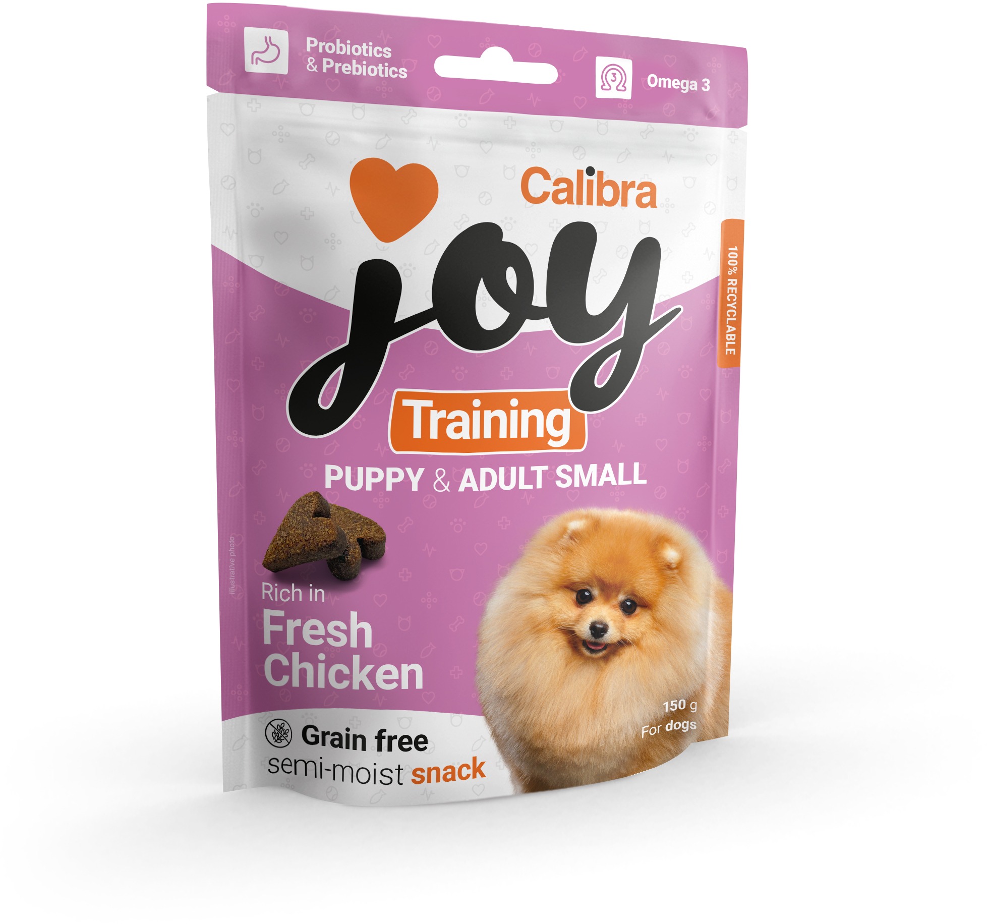 Calibra Joy Dog Training Puppy & Adult S Chicken 150 g