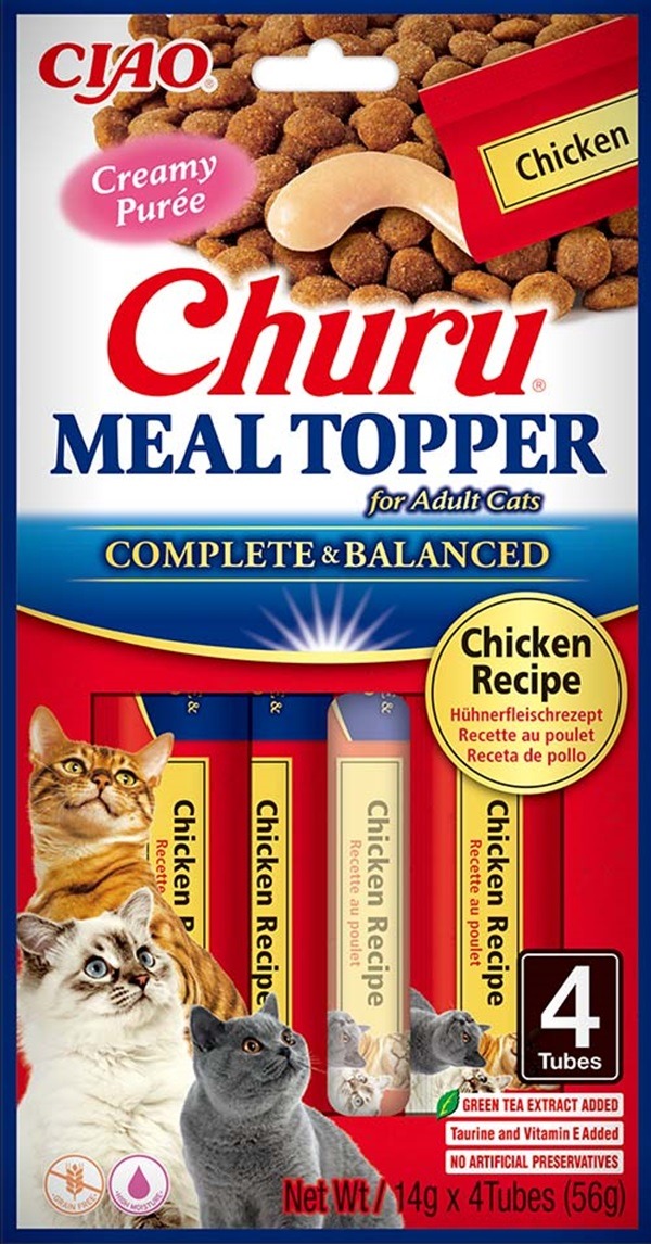 Ciao Churu Cat Meal Topper s kurčaťom 4× 14 g