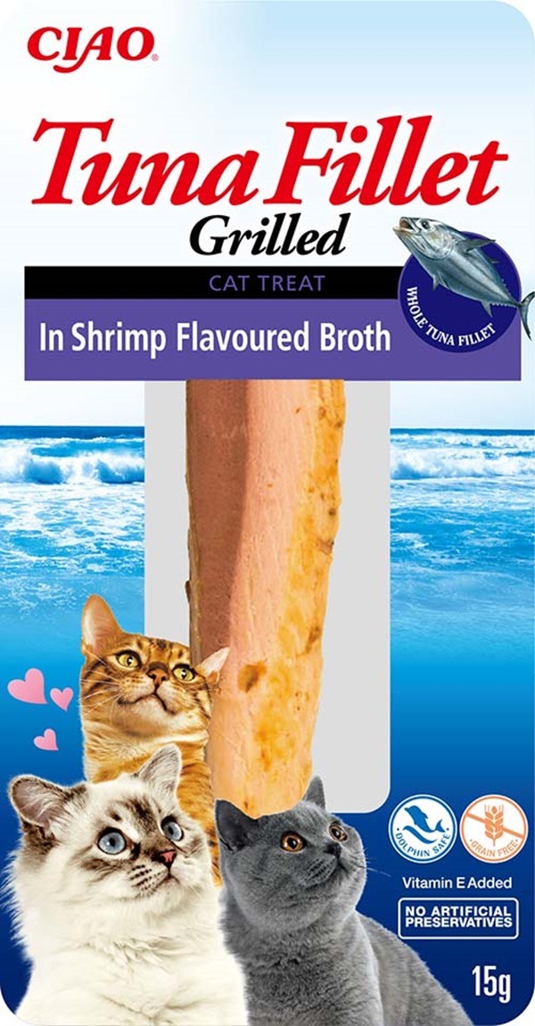 Ciao Churu Cat Filet z tuniaka vo vývare z kreviet 15 g