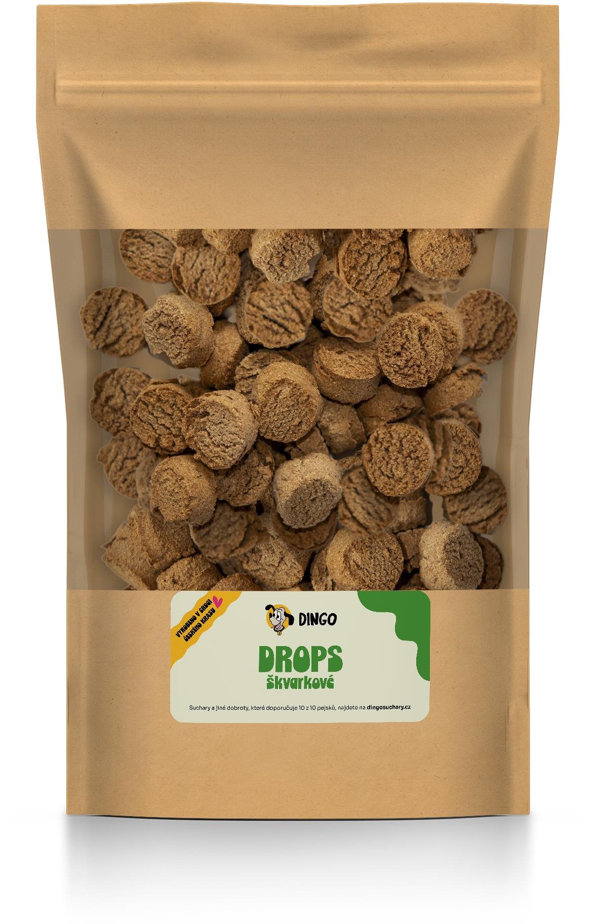 Dingo Drops škvarkové 500 g