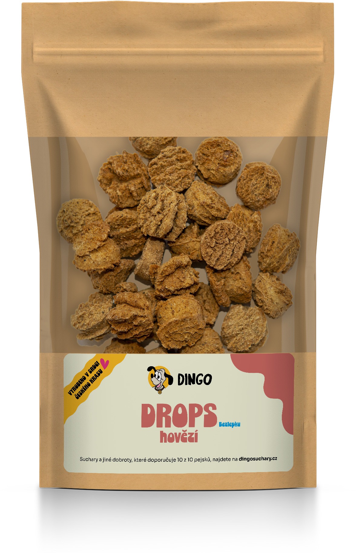 Dingo Drops hovädzie 90 g