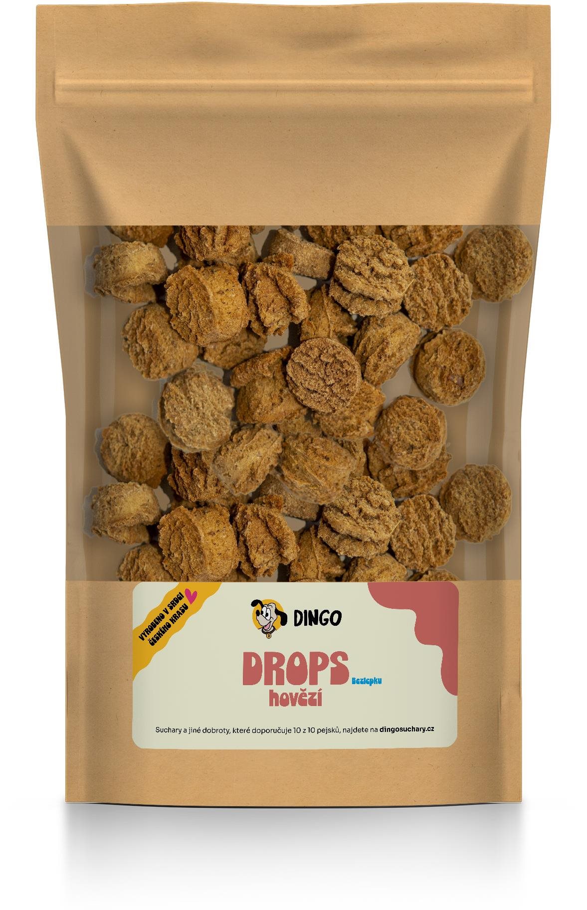 Dingo Drops hovädzie 250 g