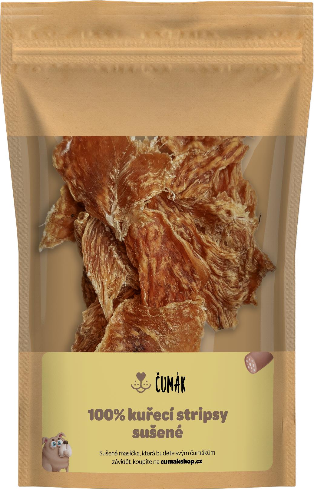 Čumák 100 % Kuracie stripsy sušené 50 g