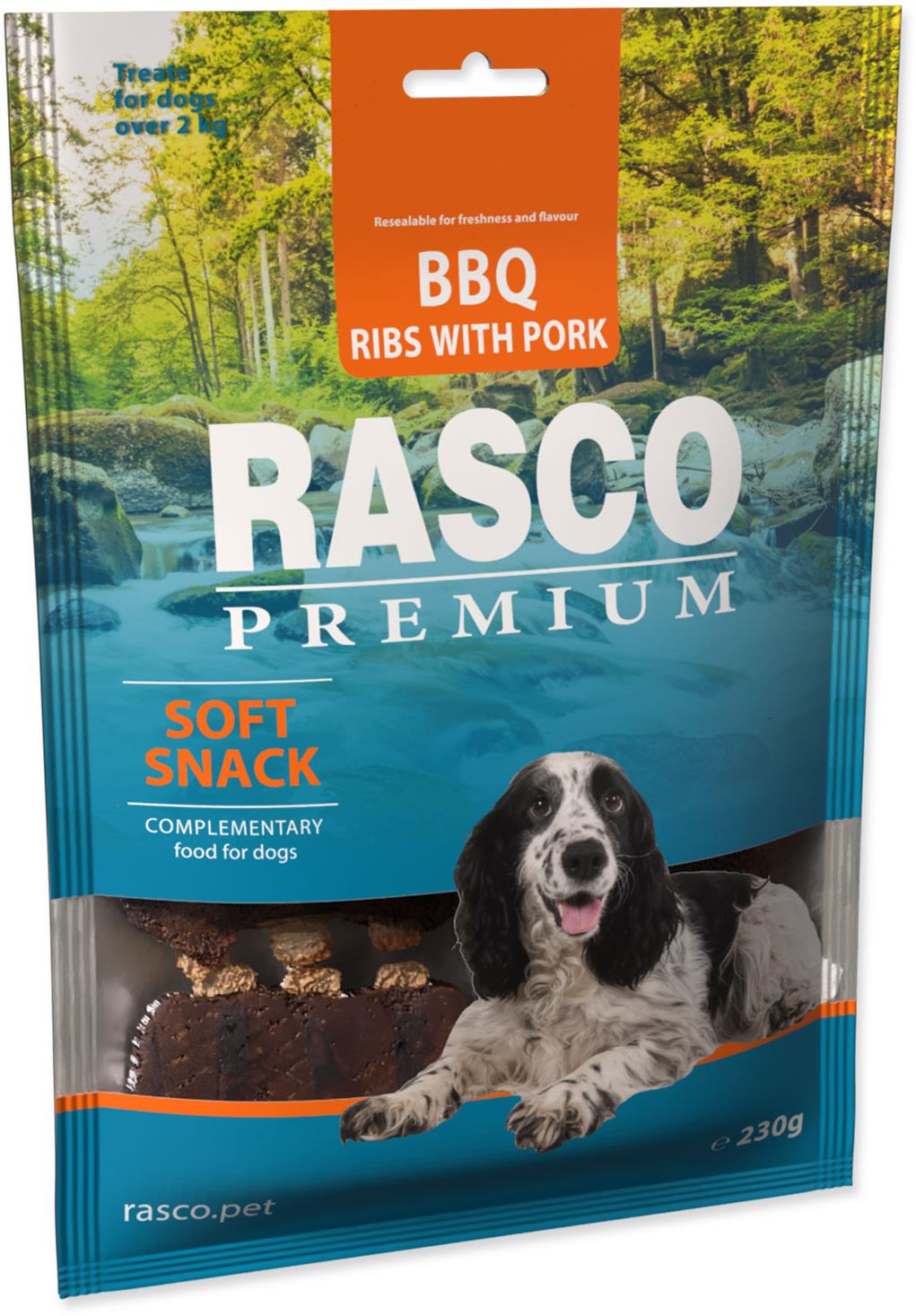 Rasco Premium BBQ Bravčové rebierka 230 g