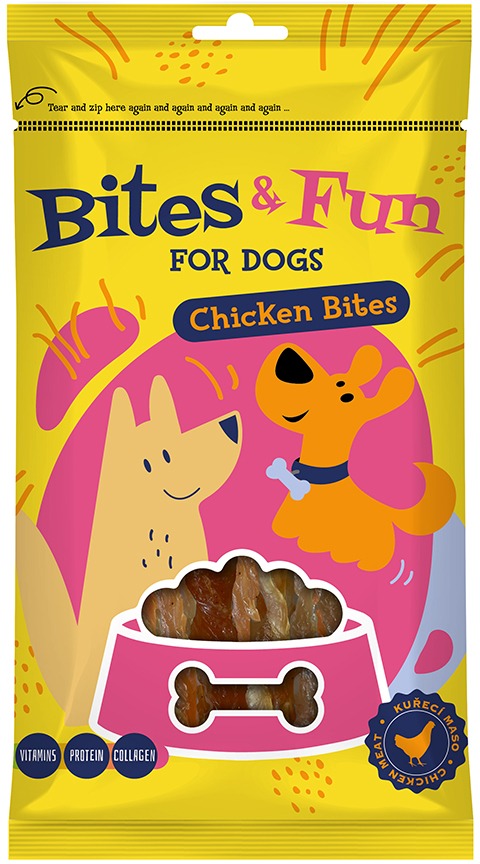 Akinu Bites & Fun Kuracie kúsky 85 g