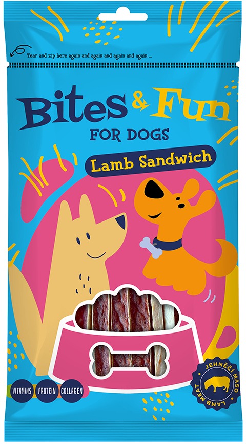 Akinu Bites & Fun Jahňací sendvič 85 g