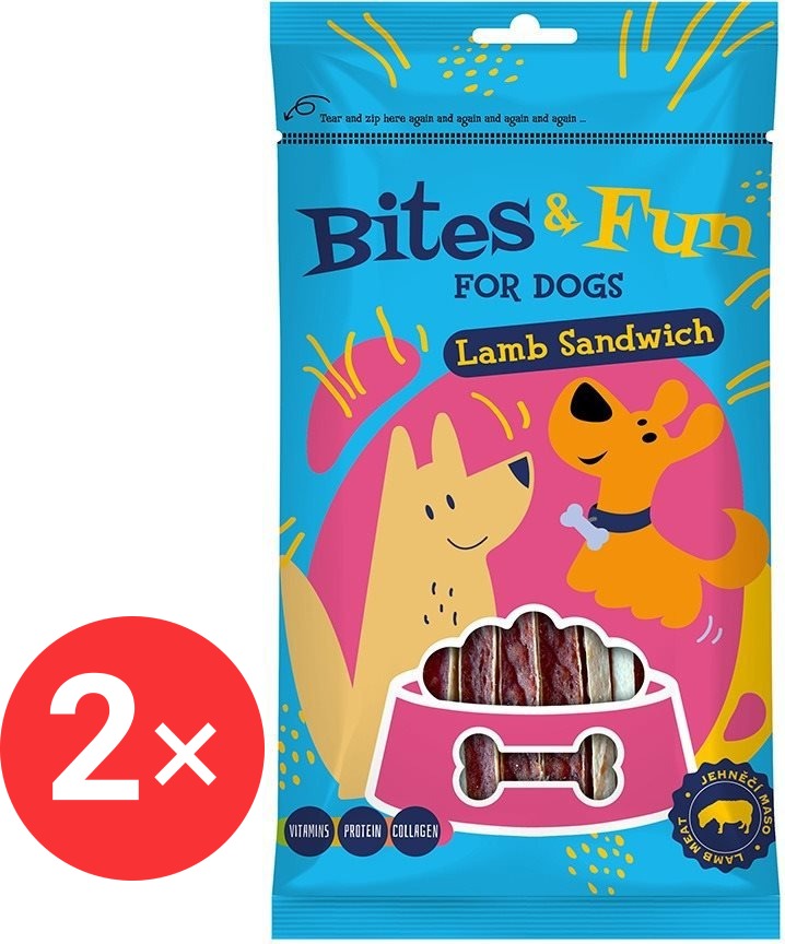 Akinu Bites & Fun Jahňací sendvič 2× 85 g