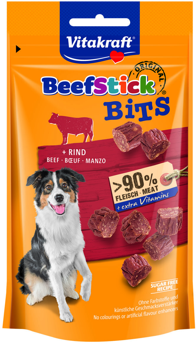 Vitakraft, pochúťka Beef Stick® Bits hovädzie, 40 g
