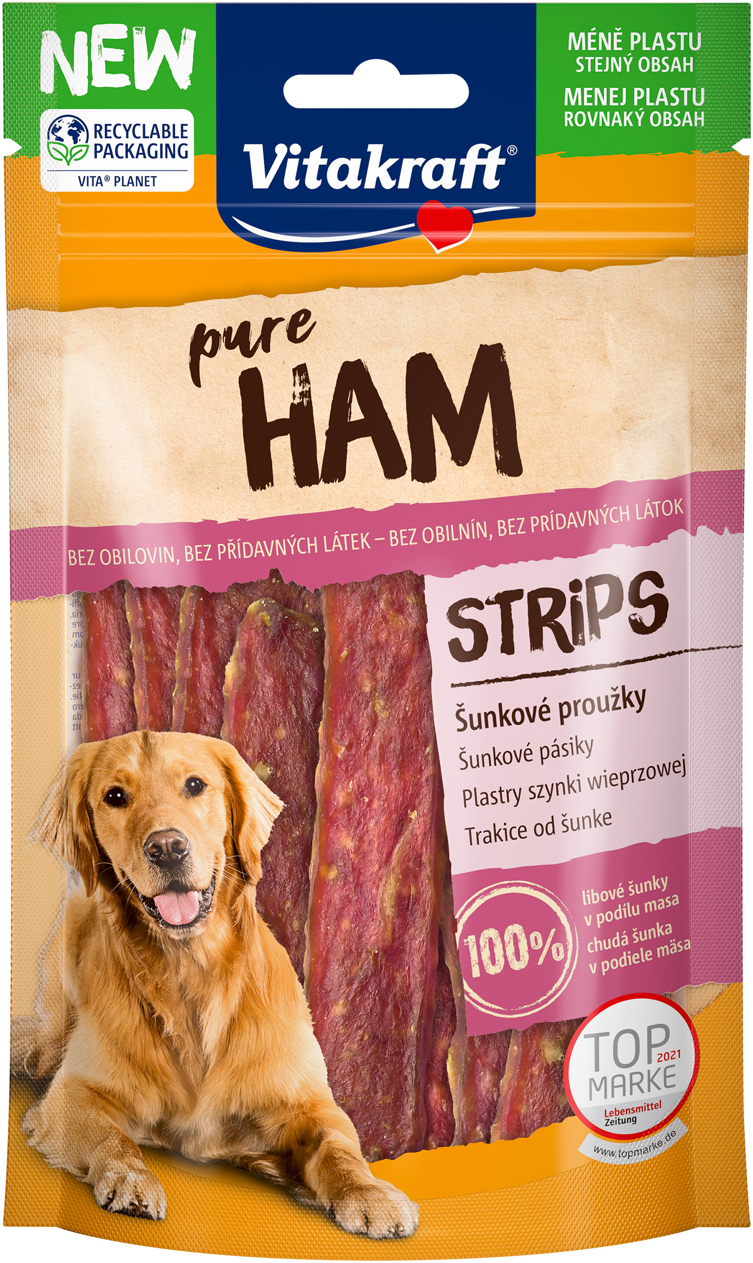 Vitakraft Ham, šunkové plátky, 80 g