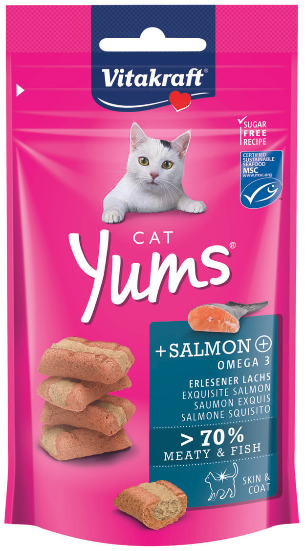 Vitakraft Cat Yums, losos, 40 g