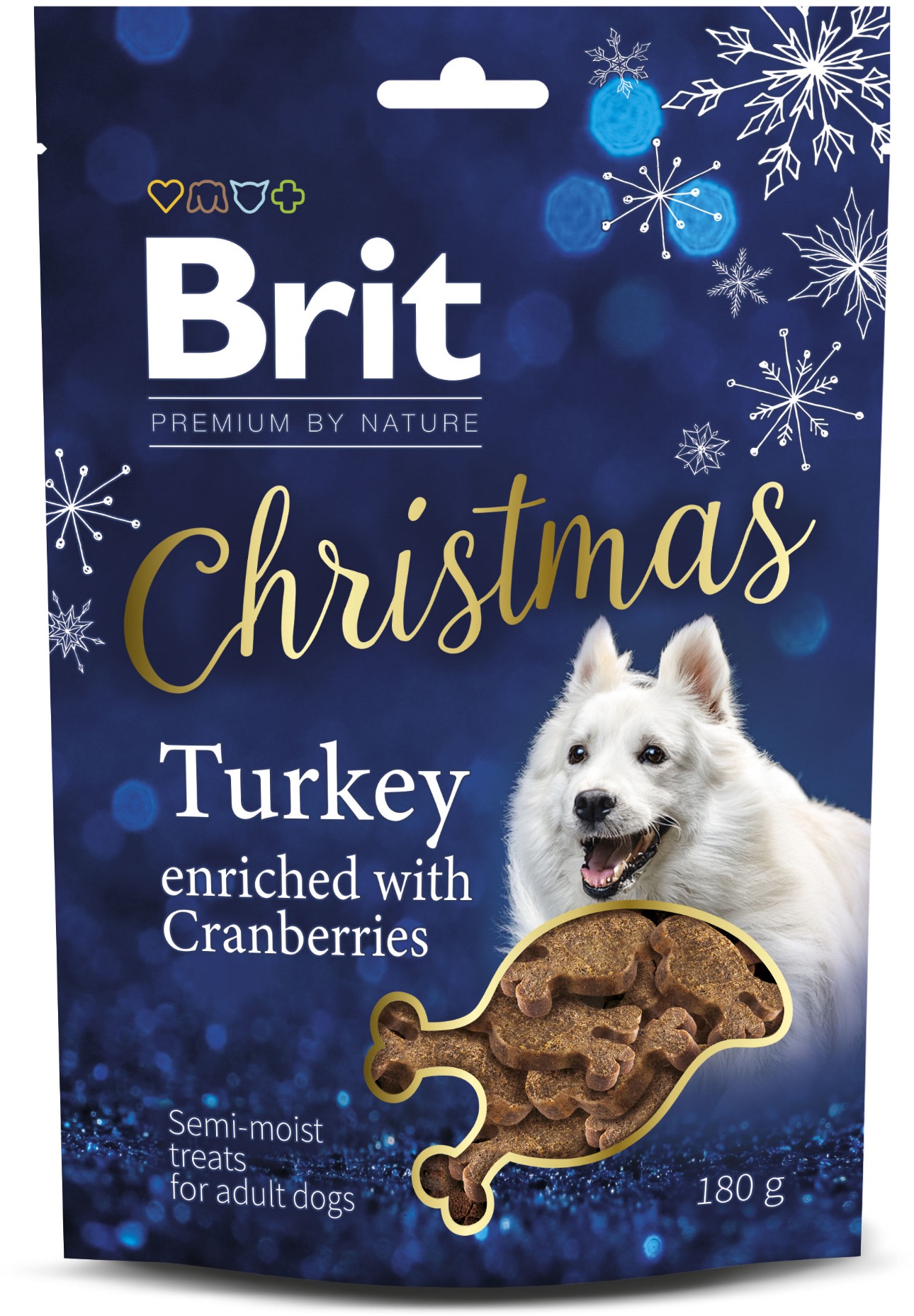 Brit Premium by Nature Vianočné polomäkké maškrty 180 g