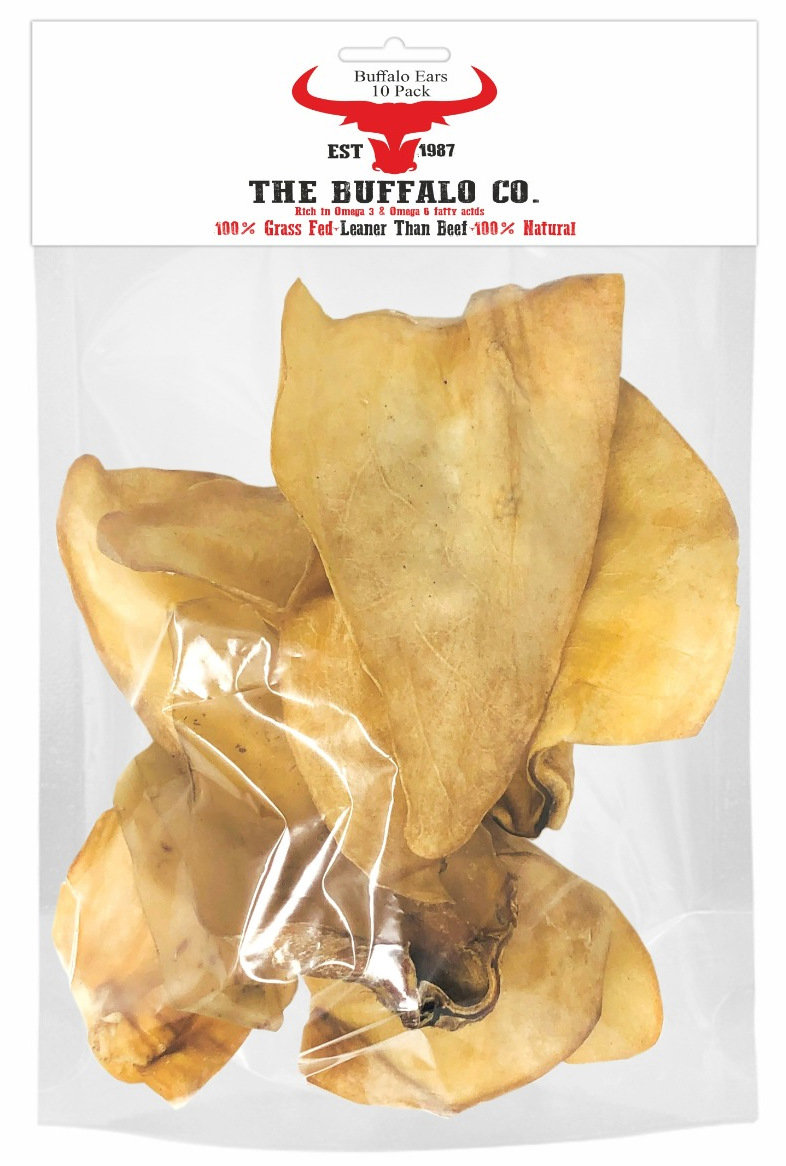 The Buffalo Sušené byvolie uši – 10 kusov