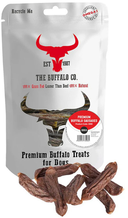 The Buffalo Prémiové byvolie klobásky 300 g