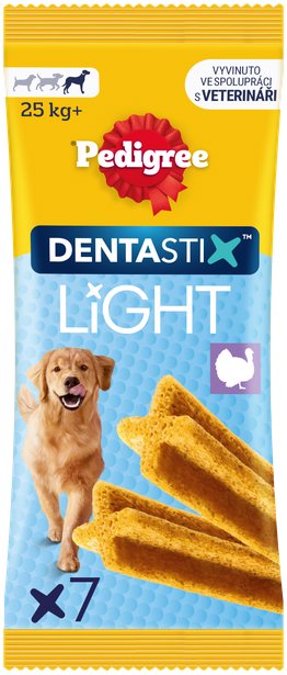 Pedigree Dentastix Light dentálne maškrty pre psov veľkých plemien 7 ks