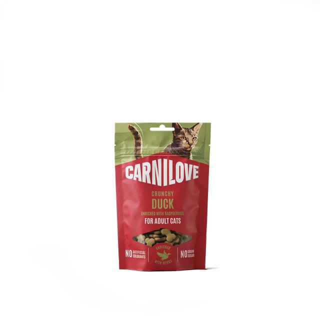 Carnilove Cat Crunchy Snack Duck Enriched with Raspberries 50 g