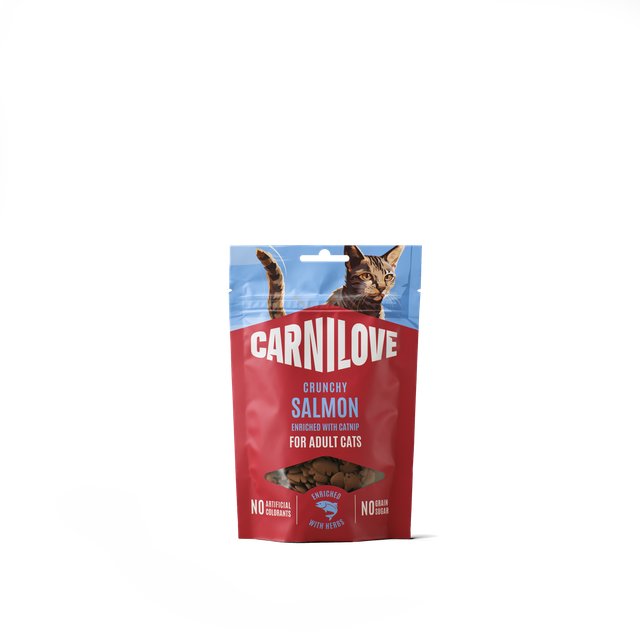 Carnilove Cat Crunchy Snack Salmon enriched with Catnip 50 g