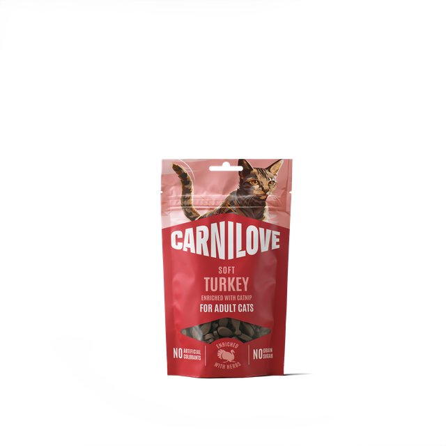 Carnilove Cat Soft Snack Turkey enriched with Catnip 50 g