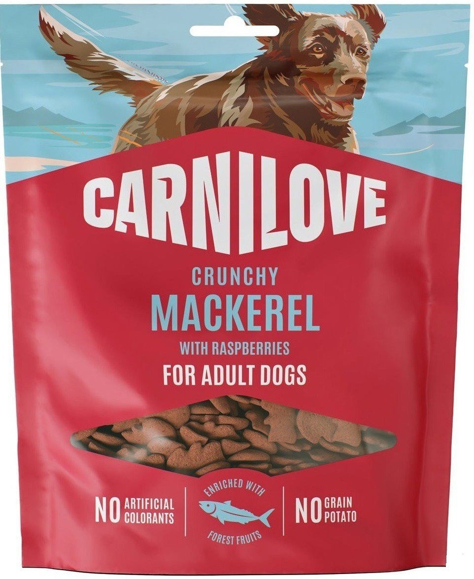 Carnilove Dog Crunchy Snack Mackerel with Raspberries 200 g