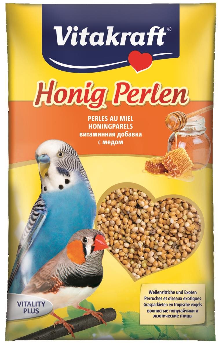 Vitakraft Perličky s medom vtáci 20 g