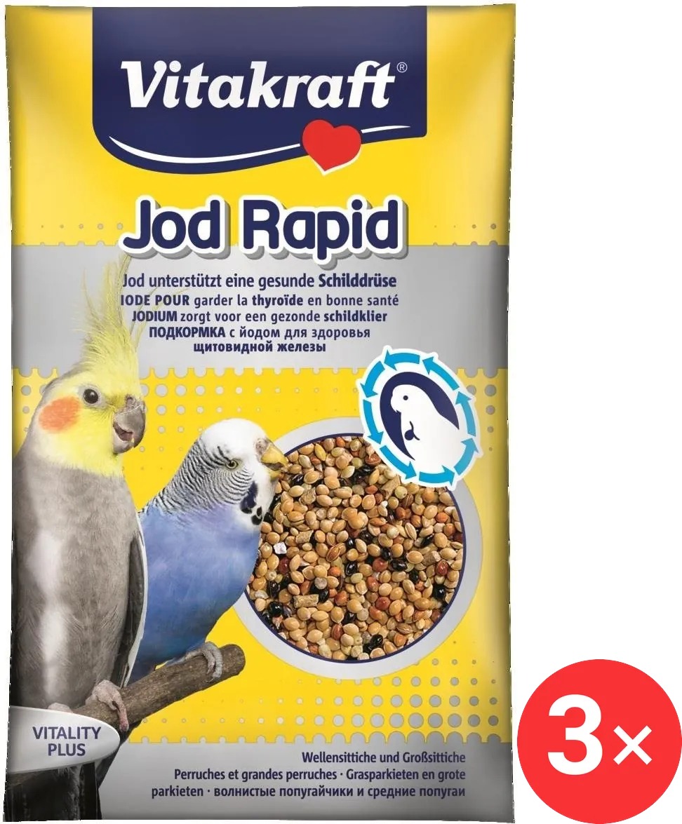 Vitakraft Perličky s jódom vtáci 3 × 20 g
