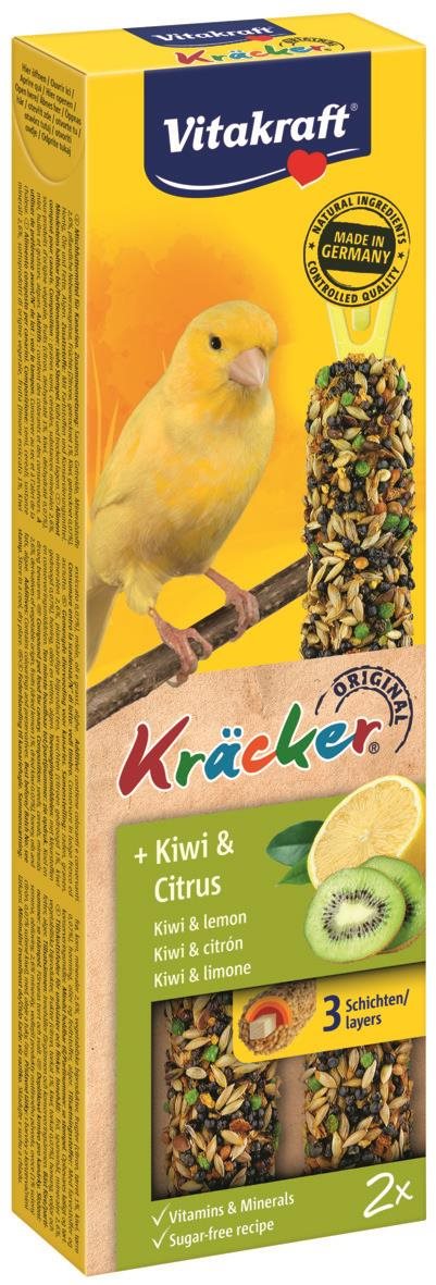 Vitakraft Kracker kanár kiwi + citrus 2 ks