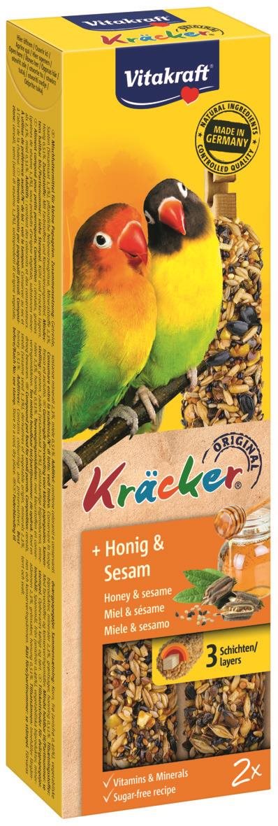 Vitakraft Kracker agapornis med + sezam 2 ks