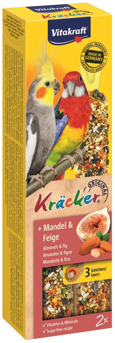 Vitakraft Kracker stredný papagáj mandle + figy 2 ks