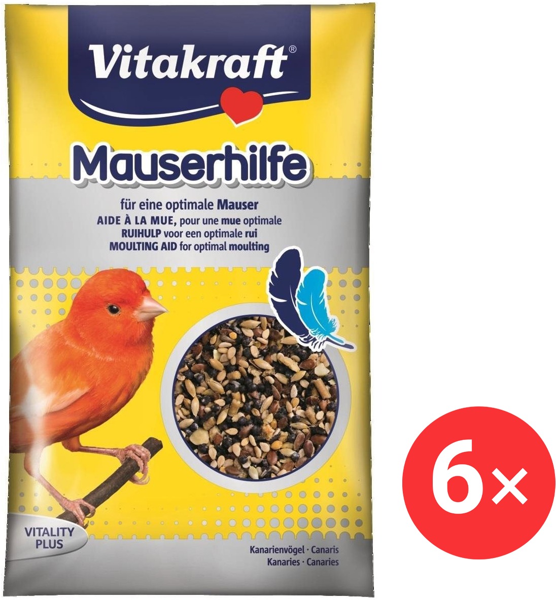 Vitakraft Perličky na preperenie, kanárik 6× 20 g