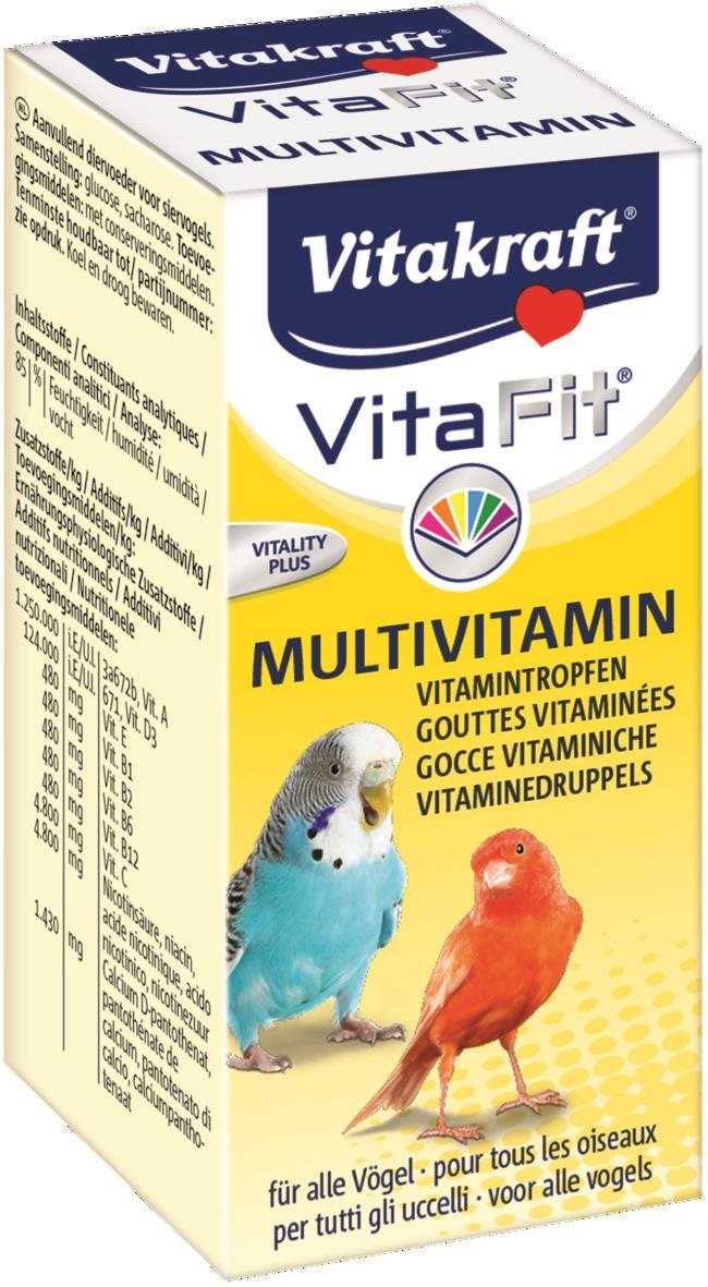 Vitakraft Vita Fit Multivitamín kvapky 10 ml