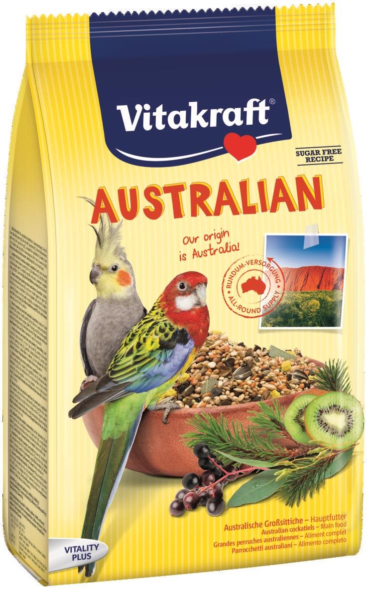 Vitakraft Australian, austrálsky papagáj, 750 g