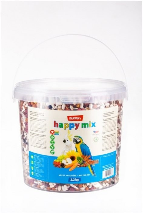 DARWIN's NEW veľký papagáj happy mix 2,2 kg