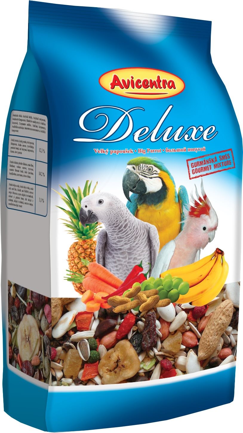 Avicentra Deluxe, veľký papagáj, 1 kg