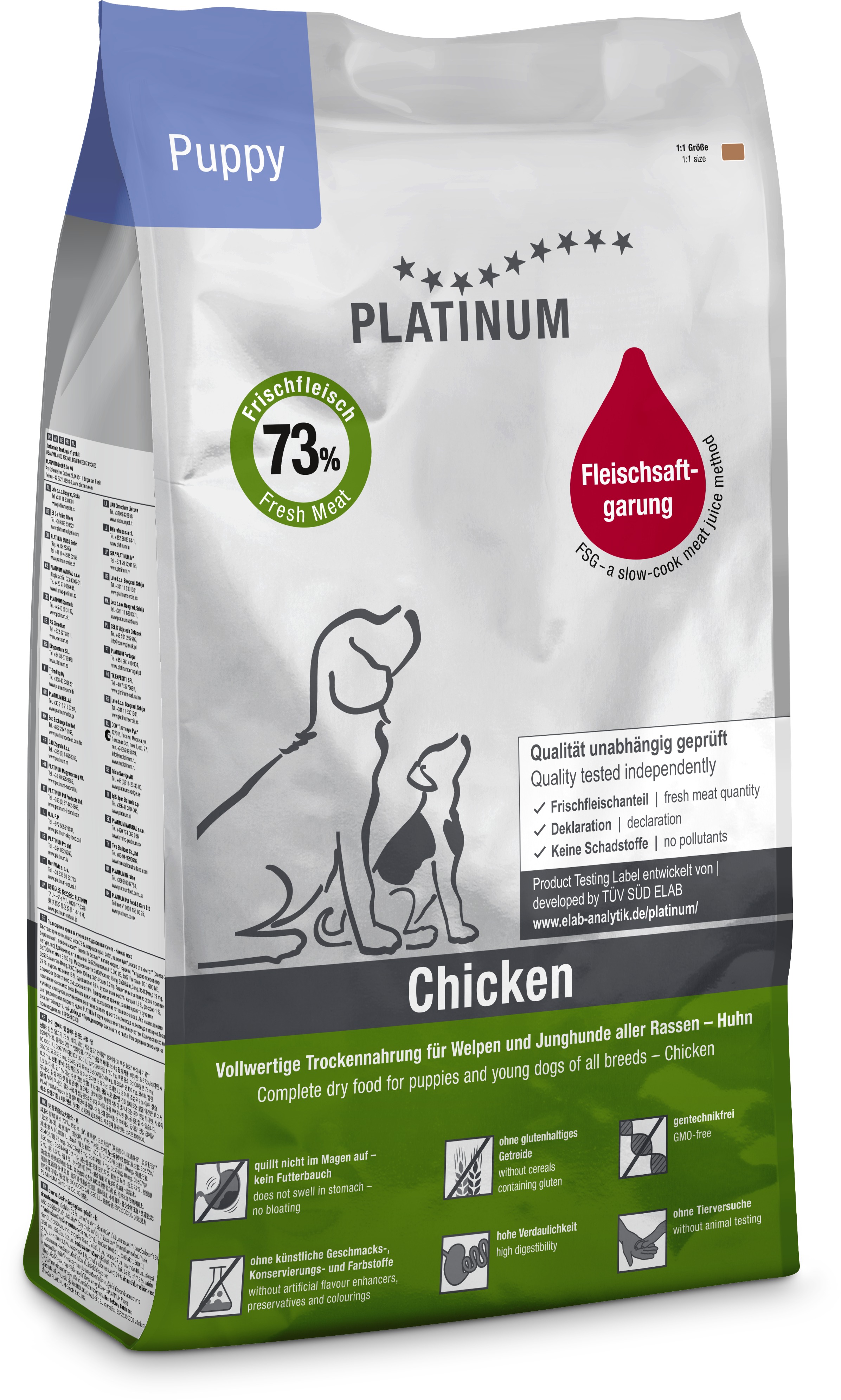 Platinum natural puppy chicken kuracie pre šteňatá 5 kg