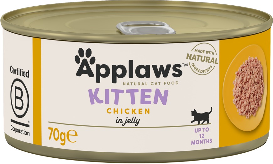 Applaws konzerva Kitten Kurča v želé pre mačiatka 70 g