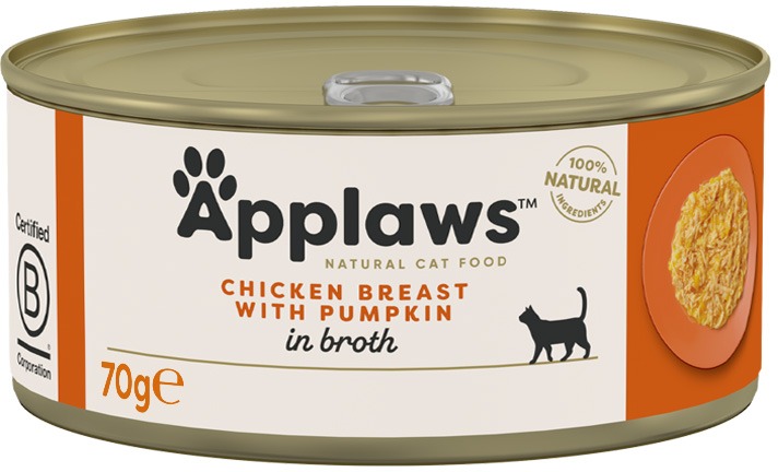 Applaws konzerva Kuracie prsia a tekvica 70 g