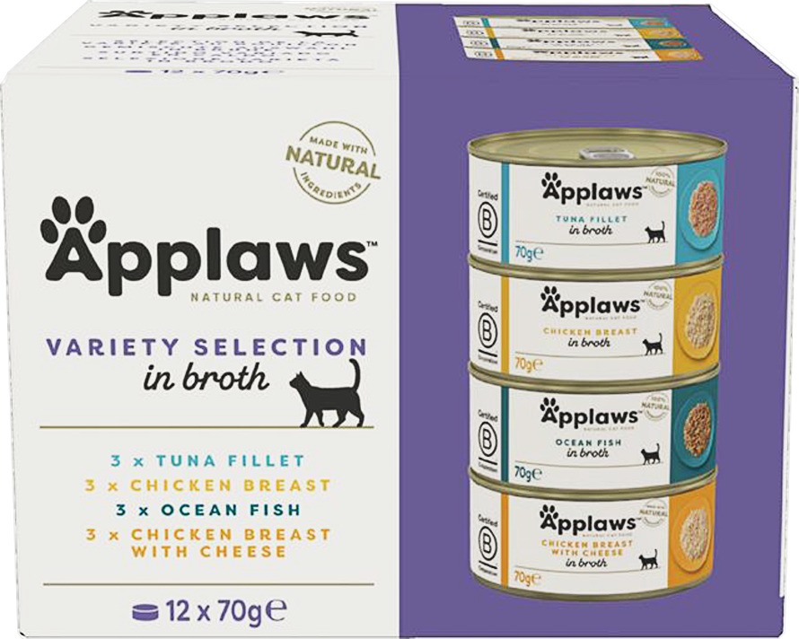 Applaws konzerva Cat multipack Supreme mix 12× 70 g