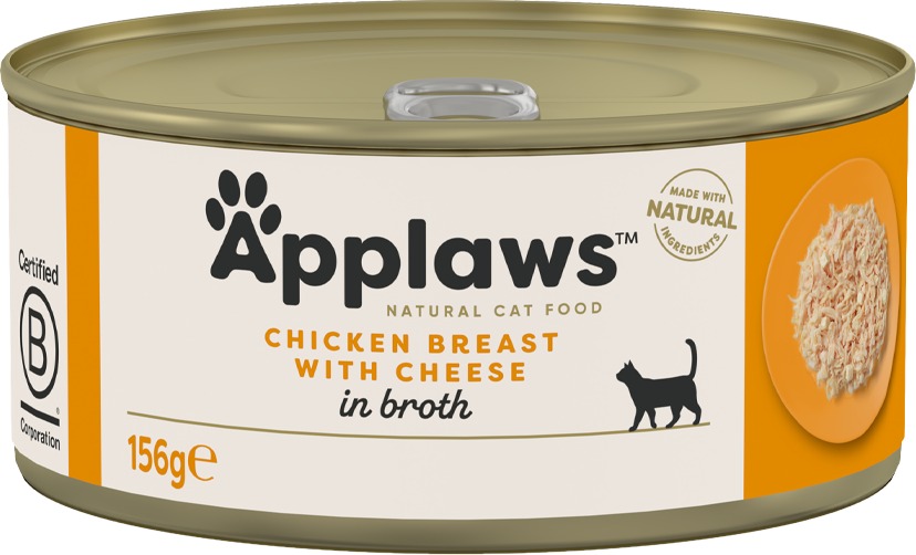 Applaws konzerva Cat kuracie prsia a syr 156 g