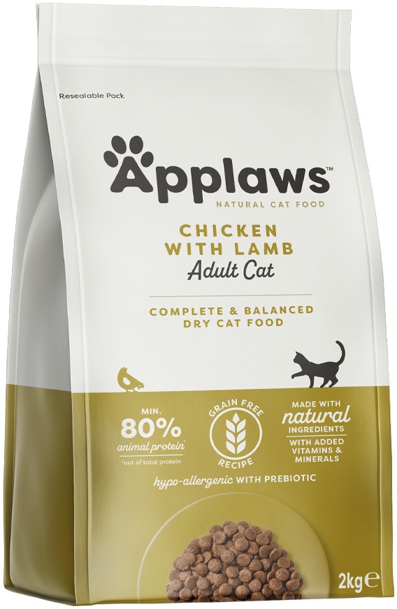 Applaws granuly Cat Adult kura s jahňacinou 2 kg